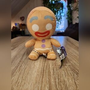 Dreamworks Gingerbread Plush with Red and Tan Accents